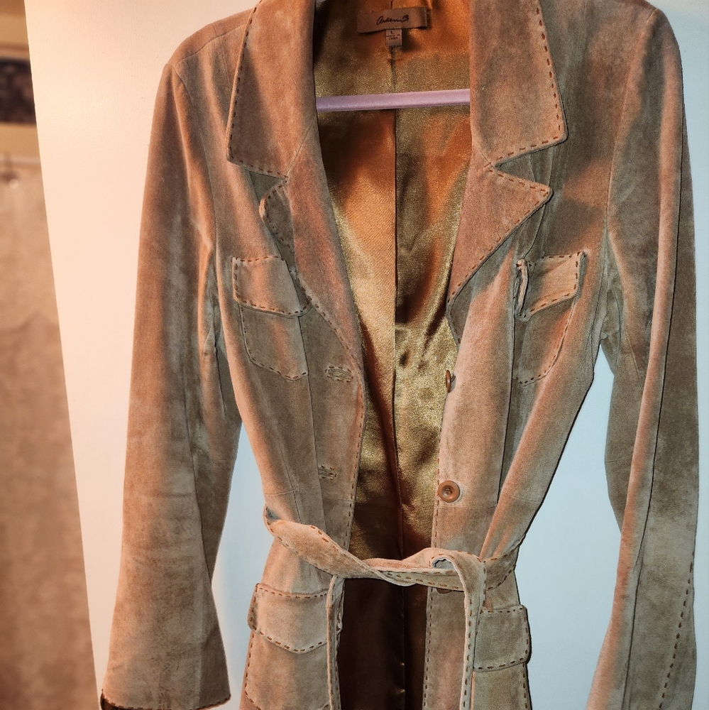 Arden b leather coat